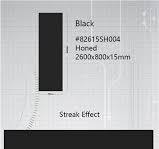 800X2600mm Pure Black Sintered Stone from China - StoneContact.com