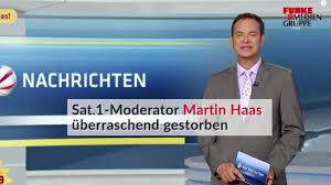 Get premium, high resolution news photos at getty images Sat 1 Moderator Martin Haas Uberraschend Gestorben Berliner Morgenpost