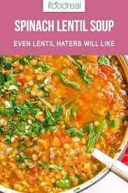Spinach Lentil Soup Recipe With Green Lentils Diced Tomatoes And Lots Of Parmesan Cheese I Got From My Lentil Soup Recipes Spinach Lentil Soup Lentil Recipes