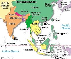 Utc/gmt itself shows up as +0000; Middle East Time Zone Map Worldatlas Com