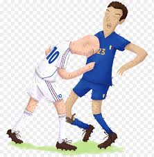 Zidane explains the reason of the headbutt, and what materazzi said to him. Zidane France Materazzi Italie Zidane Materazzi Illustratio Png Image With Transparent Background Toppng