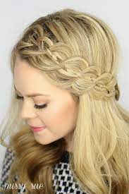 Four Strand Headband Braid Hair Styles Hairstyle Short Hair Styles