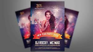 Testen sie unsere benutzerfreundlichen designtools oder wählen sie eine vorlage. Happy New Year 2020 Flyer Psd Free Download