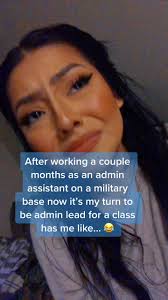 Admin assistant. #militarylife #militarylife #usnavy #funny #laugh #leader  #myturn #iamexcited #adminlead #militarytiktok #militaryspouse #work  #girlboss #yougotthis #latina #lovemyjob #killinit ...