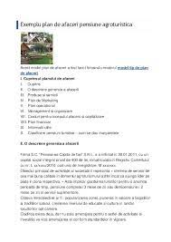 Descrierea societatii slideshow 4625192 by nibal. Doc Exemplu Plan De Afaceri Pensiune Agroturistica Tudor Ionut Urdes Academia Edu