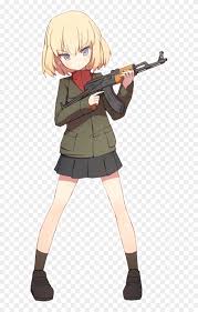 She is also the overall commander of. Anime Girl With Ak 47 Png Download Girls Und Panzer Katyusha Png Clipart 2275817 Pikpng