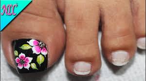 12 fotogalería de uñas decoradas 2021: Diseno De Unas Flores Para Pies Unas Flores En Los Pies Flowers Nail Art Nlc Youtube