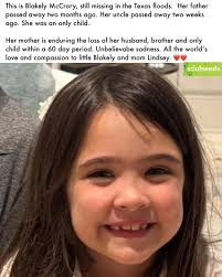 💔 💔 (edit. It's unconfirmed but some reports say Blakely has an older  brother. And he's been helping with the search ❤️)