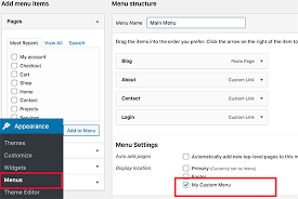 Also when you click on a menu the text also goes green. How To Add Custom Navigation Menus In Wordpress Themes