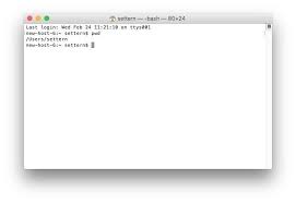 Opens the terminal with the cd command. How To Use Terminal On The Mac When You Have No Idea Where To Start Imore