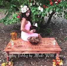 Perfect for your haunted house! Ouija Board Coffee Table