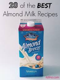 almond milk recipes itz linz
