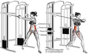 Cable Wood Chop Exercise Instructions And Video Weight Training Guide Wood Chop Exercise Cable Workout Cable Machine Workout