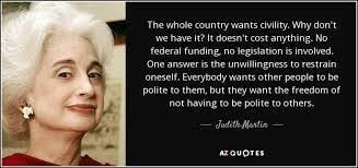 Miss Manners and the Value of Etiquette