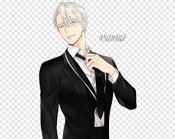 Yuri Fan Art Manga Anime Yuri On Ice Black Hair Necktie Png Pngegg Man with suit and hat (green tie). yuri fan art manga anime yuri on ice