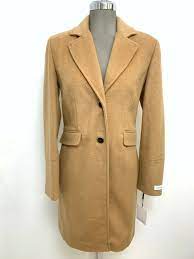 Calvin klein accessoriesbag edit calvin klein accessoriessoft knits. Calvin Klein Wool Blend Trench Coat Black 14 For Sale Online Ebay