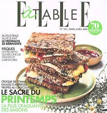 Les ingrédients de cette merveilleuse recette sont réunis : La Belle Couverture Du Magazine Elle A Table Annonce Deja Le Printemps Cnpo