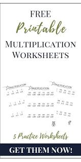 These 4th grade math worksheets can be used as no prep free math worksheets or turned into a free math game to practice addition, subtraction, multiplication, division, fractions, word problems, and more. Free Printable Multiplication Worksheets Wonkywonderful