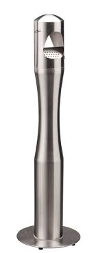 Portacenere Colonna Acciaio Inox Da Esterno