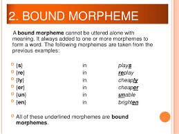 Jan 07, 2014 · the following are examples concerning lexical aspect. What Is A Morpheme Example Know It Info