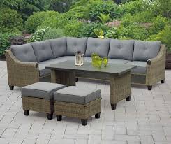 The line, which debuted in 1962, took its inspo from oscar niemeyer's city of brasilia, brazil (although if you guessed the jetsons, we wouldn't blame you!) Broyhill Patio 5 Piece Cushioned Sectional All Weather Wicker Set Big Lots Patio Seating Sets Outdoor Lounge Set Patio Seating