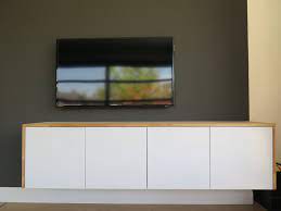 ikea metod kastjes en veddinge deurtjes gebruikt om tv kastje te maken boven en zijkanten zijn 18mm rubberwood panelen die ik op maat heb l ikea huis meubels