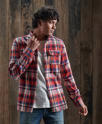 J.ver chemises homme en flanelle chemises casual à carreaux manches longues chemise chaude de bucheron regular fit. Superdry Chemise De Bucheron Classique Chemises Pour Homme