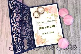 Download Floral Eiffel Tower Invitation File Svg Dxf Pdf 416528 Paper Cutting Design Bundles PSD Mockup Templates
