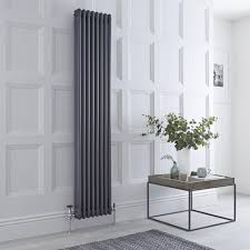 As well as off the shelf industry standard sizes, which give you the lowest cost per square meter, our bespoke made to measure service ensures you can get whatever size you want. Milano Windsor Anthracite Vertical Traditional Column Radiator 1800mm X 380mm Triple Column