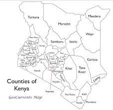 Map of map of kenya counties and travel information. Kenya Taps Innovative Digital Mapping To Enhance Public Participation Centre For Economic Governance