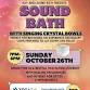 Sound Bath with Singing Crystal Bowls event image