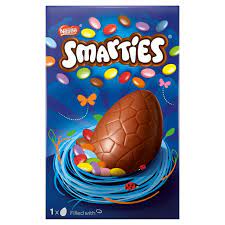 Smarties Milk Chocolate Medium Easter Egg 119g Sainsbury S