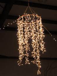Light The Way Fairy Lights Decor Diy Chandelier Hula Hoop Chandelier
