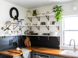 Removing kitchen cabinets is an essential part of a kitchen the doors are connected to the cabinet with screws through their hinges. How To Replace Upper Cabinets With Open Shelving Diy