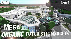 We've gathered up a bunch of great house designs that will hopefully help you in your next build! Bloxburg Mega Organic Futuristic Mansion House Build Roblox Part 1 4 Youtube