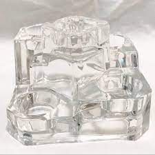 Glass candle holders / cut glass candle holder. Partylite Accents Partylite 5 Tier Tealight Glass Candle Holder Poshmark