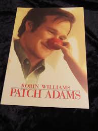 Patch Adams british fold out synopsis/press book