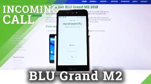 BLU Grand M2 2018 Incoming Call Screen ...