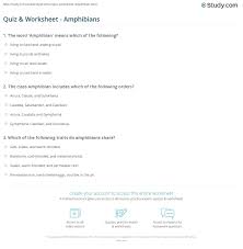 Many were content with the life they lived and items they had, while others were attempting to construct boats to. Quiz Worksheet Amphibians Study Com