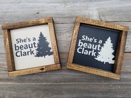 Every year when it comes time to break out the christmas tree, we put this movie on while we decorate. Funny Christmas Decor Rustic Farmhouse Christmas Christmas Vacation Sign Holiday Wall Signs Framed Christmas Signs You Serious Clark Home Living Wall Hangings Premad Cl