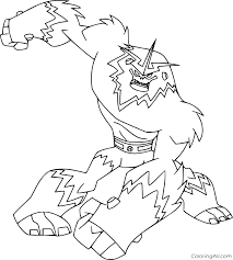 Also you can share or upload your favorite wallpapers. Shocksquatch From Ben 10 Coloring Page Coloringall