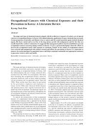 ✅ check the latest currency rate! Pdf Occupational Cancers With Chemical Exposure And Their Prevention In Korea A Literature Review