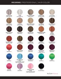 Paul Mitchell Shines Color Chart Sbiroregon Org