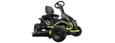 Their ability has improved in recent years to the point where a battery mower is as good a choice as a gas engine machine for many homeowners. Ryobi Ry48111 48 Volt Zero Turn Electric Riding Mower Review Best Eco Friendly Riding Lawn Mower Top Ten Reviews