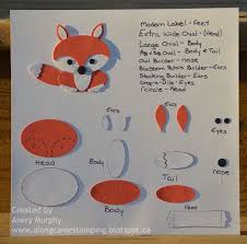 Along Came Stamping Red Fox Punch Art Cheat Sheet Paper Punch Art Punch Art Punch Art Cards