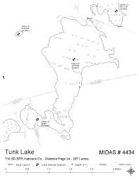 Lakes Of Maine Lake Overview Tunk Lake Sullivan T7 Sd