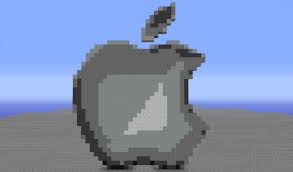 Giant Apple Logo Minecraft Map A great collection of pixel art template grids for minecraft on pc, xbox one, ps4 and pocket edition, enjoy!