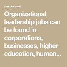 What Jobs Can You Get With An Organizational Leadership Degree Leadership Jobs Organizational Leadership Leadership