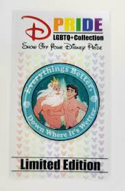 Disney Eric & King Triton shirtless Gay Icon Logo Gay Pride interest  fantasy pin | Western India Cinematographers Association
