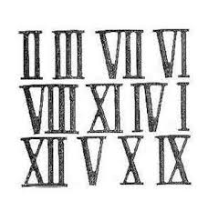 Por lo tanto,los romanos escribieron números usando letras. I Like This Font Numeros Romanos Romanos Tattoo De Numeros Romanos